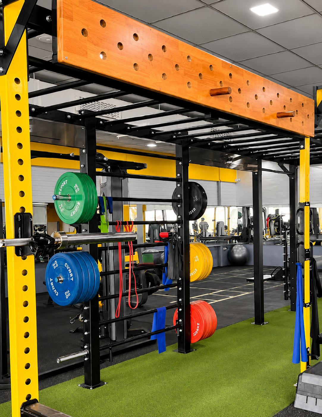 Training floor at 777 Fitness Hub
