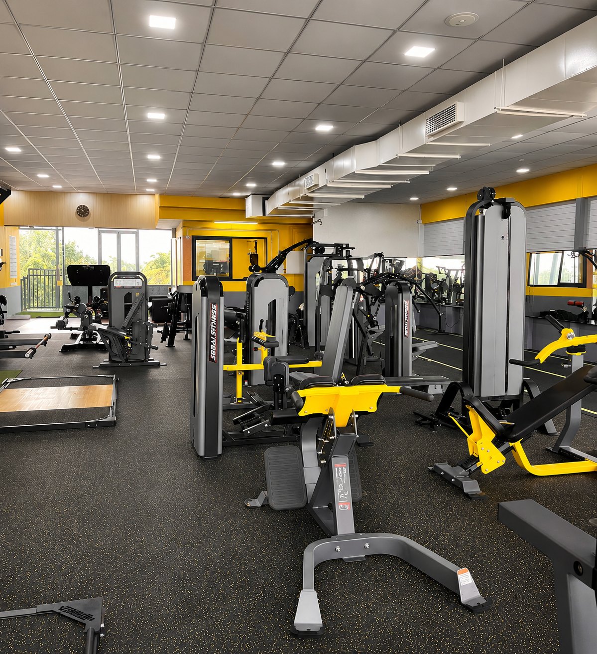 Weight training area